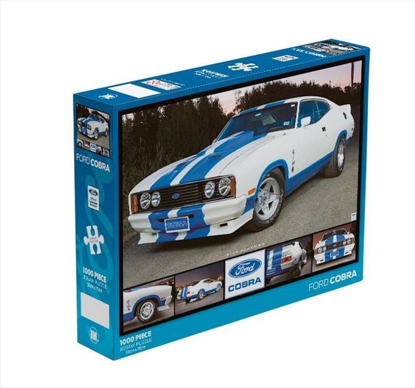 Ford Cobra 1000-piece jigsaw puzzle box packaging view
