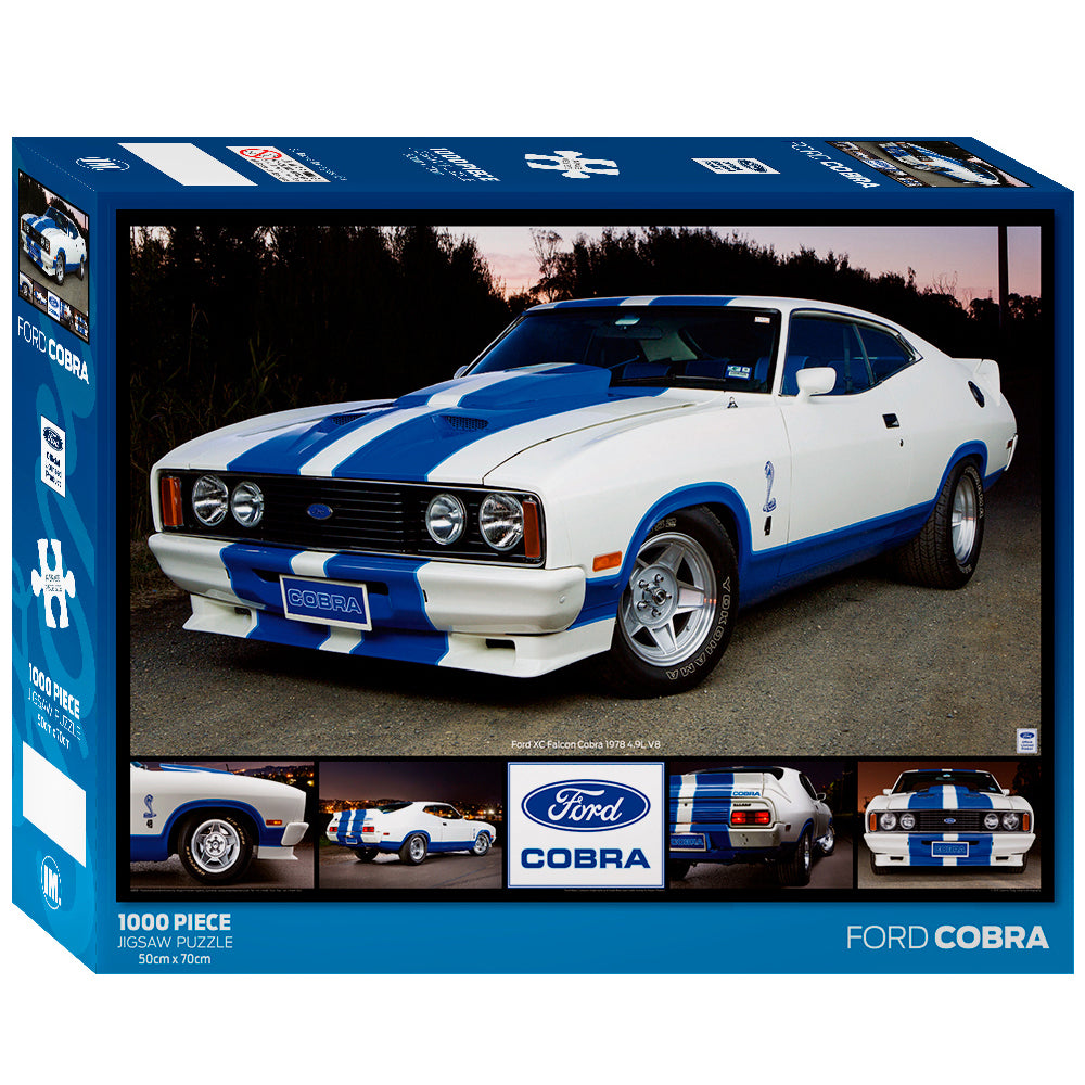 Ford Cobra 1000-piece jigsaw puzzle front packaging view