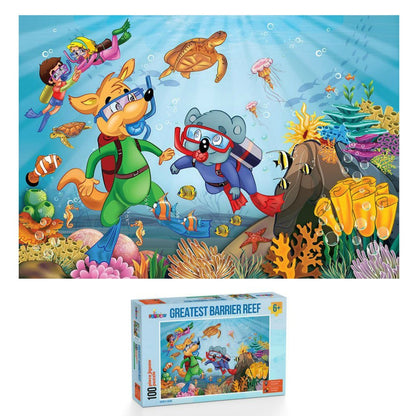 Funbox - Greatest Barrier Reef - 100 Piece Jigsaw - Good Games