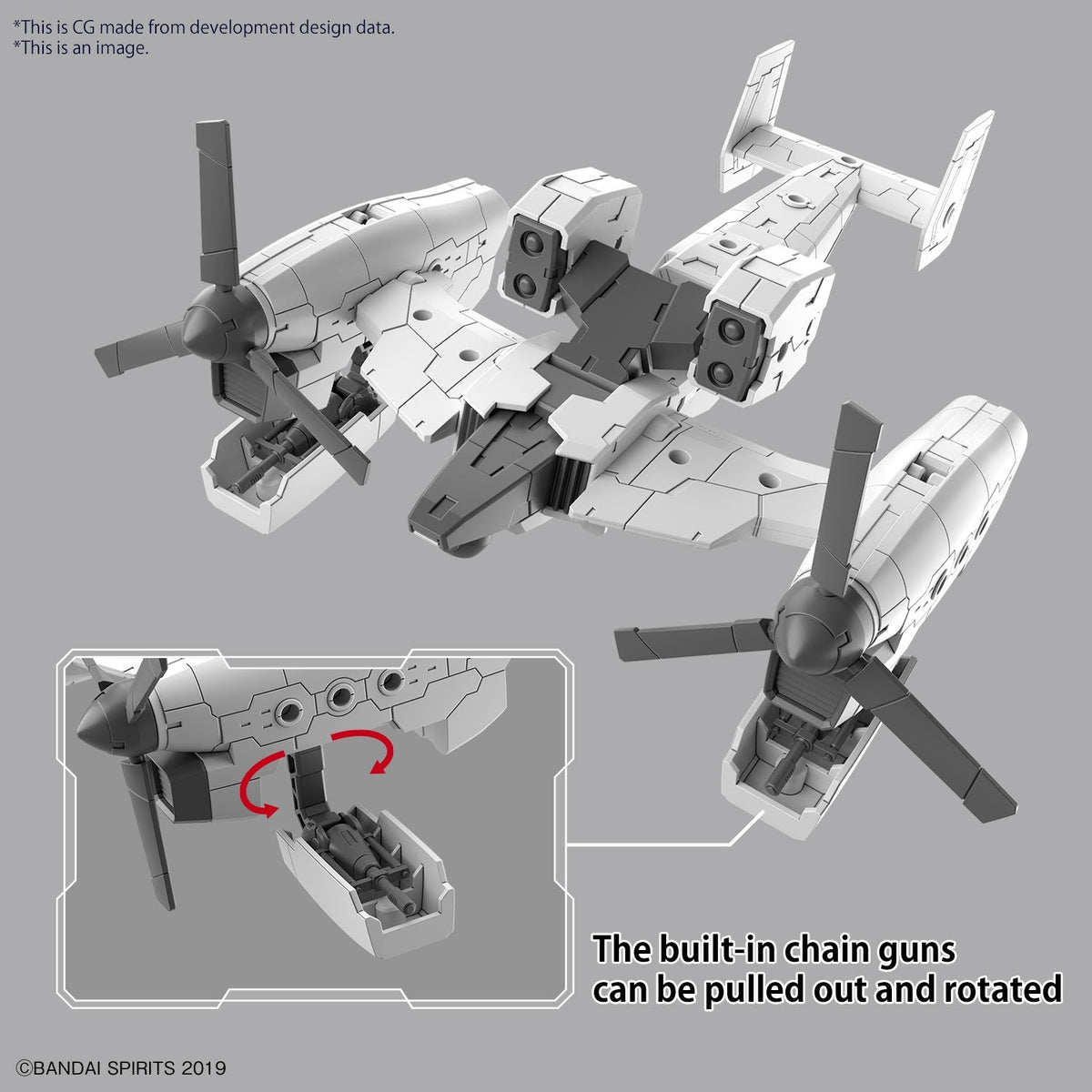 1/144 30MM Extended Armament Vehicle (Tilt Rotor Ver.)