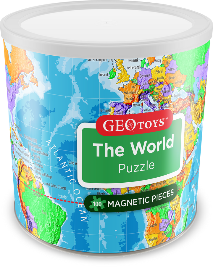 Magnetic Puzzle - World Map