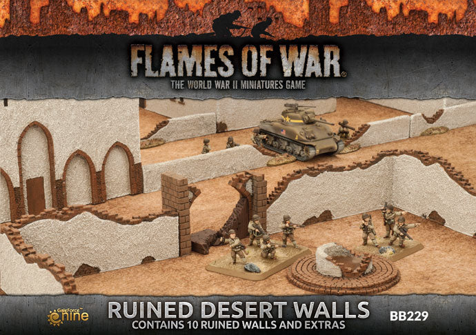 Battlefield in a Box Ruined Desert Walls - Good Games