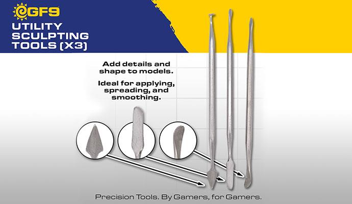 Precision Hobby Tools - Utility Sculpting Tools (3) - Good Games