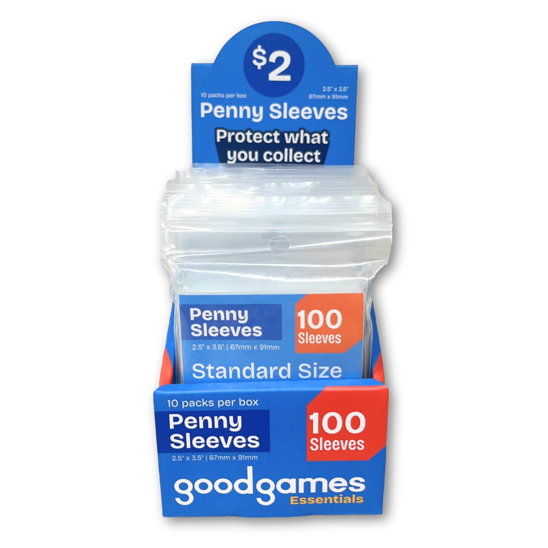 Good Games Essentials Penny Sleeves Display of 1000