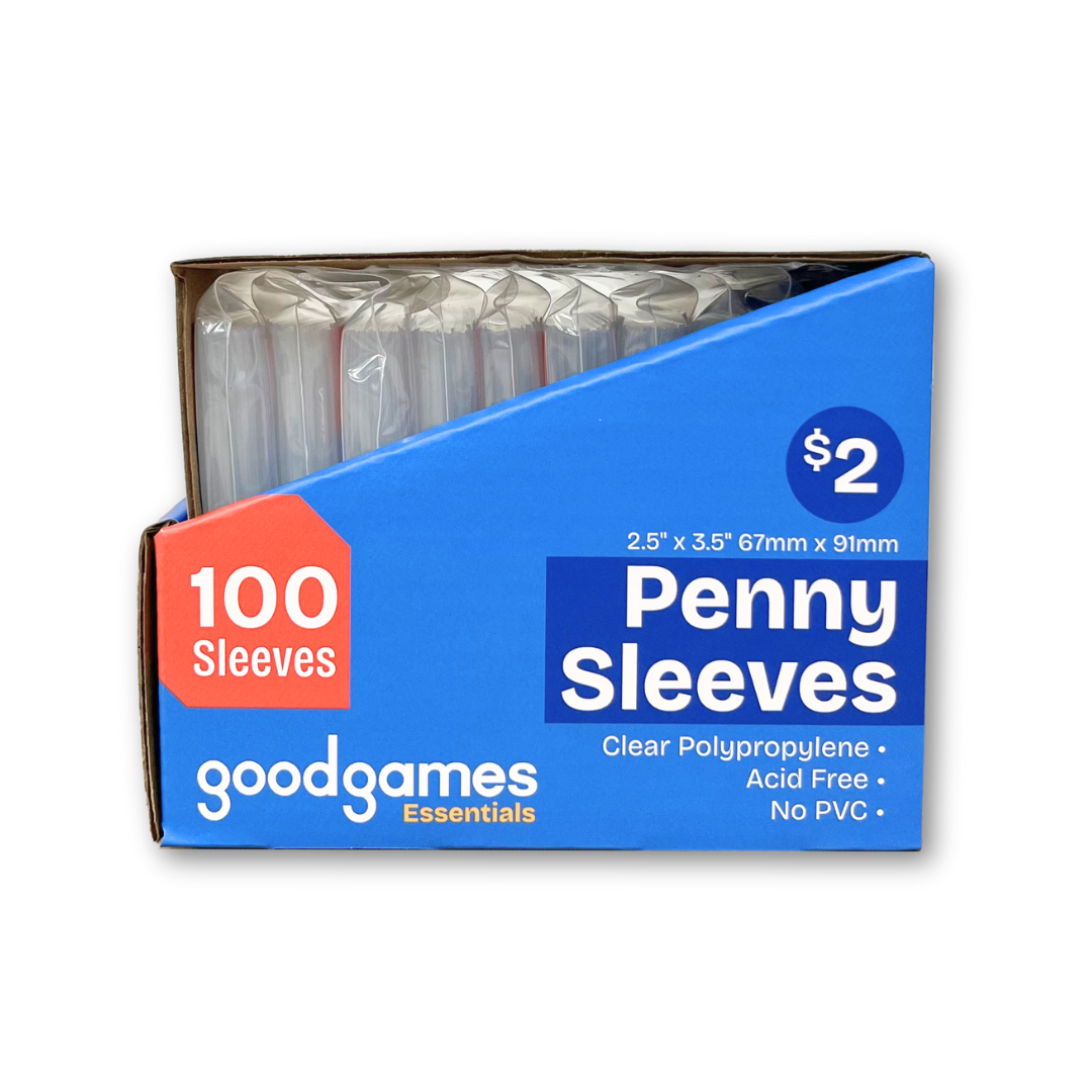 Good Games Essentials Penny Sleeves Display of 1000