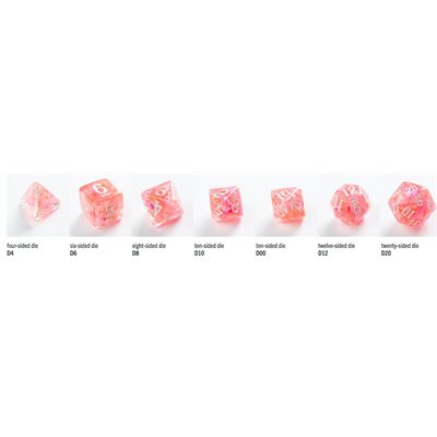 Gamegenic Candy-like Series - Peach - RPG Dice Set (7 Dice Set)