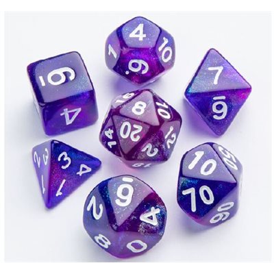 Gamegenic Galaxy Series - Nebula - RPG Dice Set (7 Die Set)
