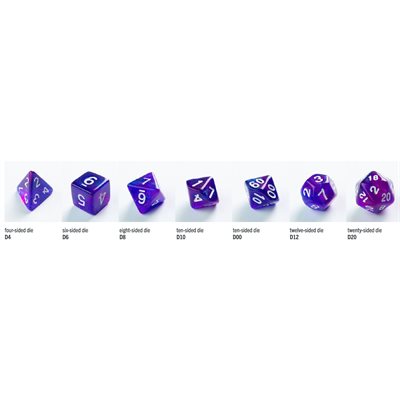 Gamegenic Galaxy Series - Nebula - RPG Dice Set (7 Die Set)