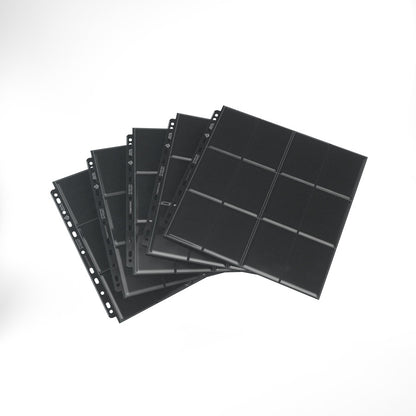 Gamegenic - 24-Pocket Side-Loading Pages 10-Piece Set - Black - Good Games