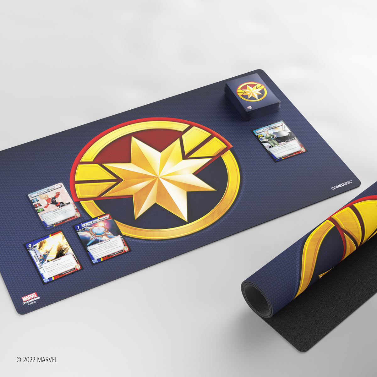 Marvel Champions game mats assorted designs laid flat