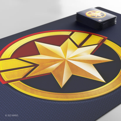 Marvel Champions game mats set showcasing multiple designs