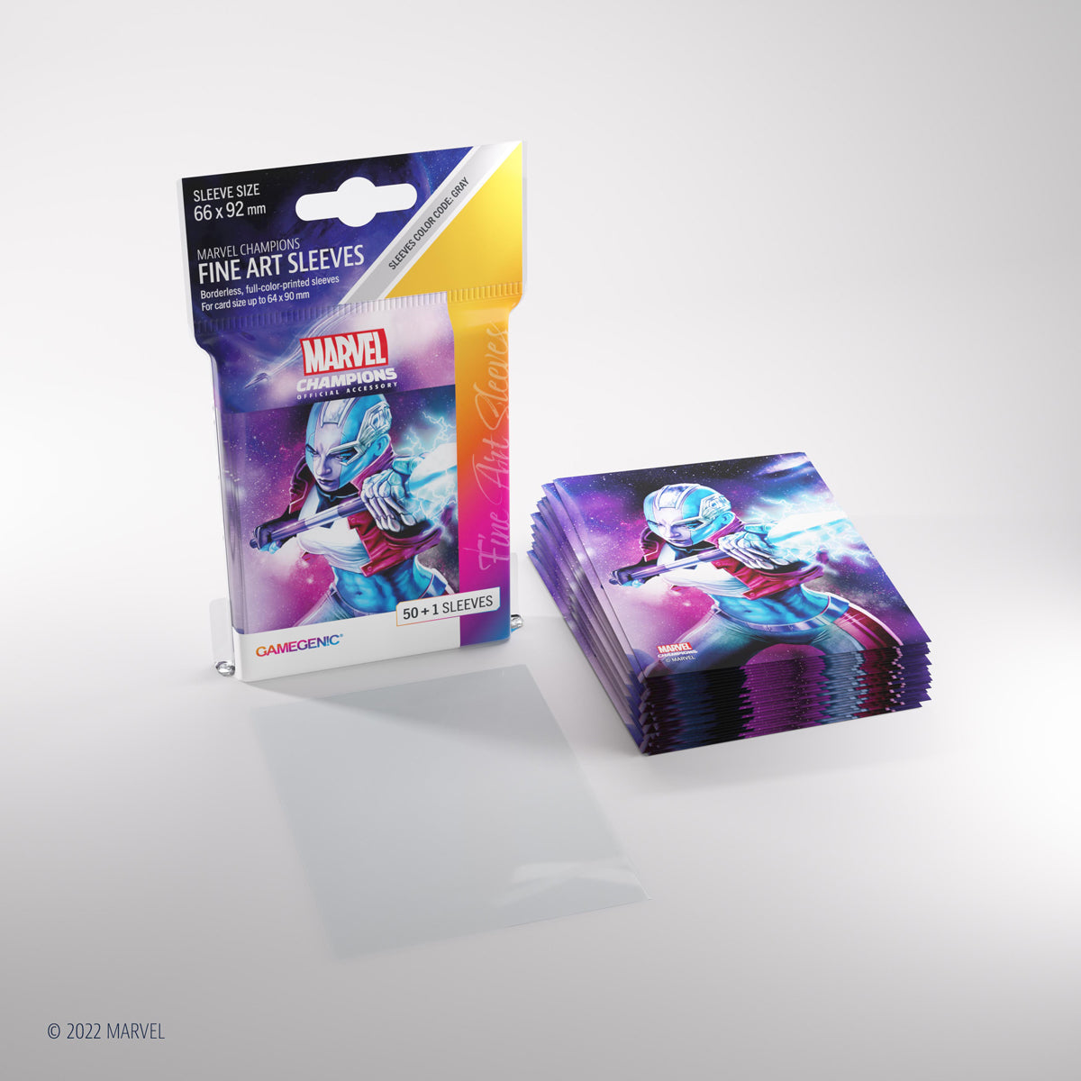 Nebula Fine Art Sleeves partially unpacked with visible sleeves