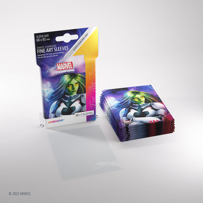 Gamora sleeve pack with contents displayed