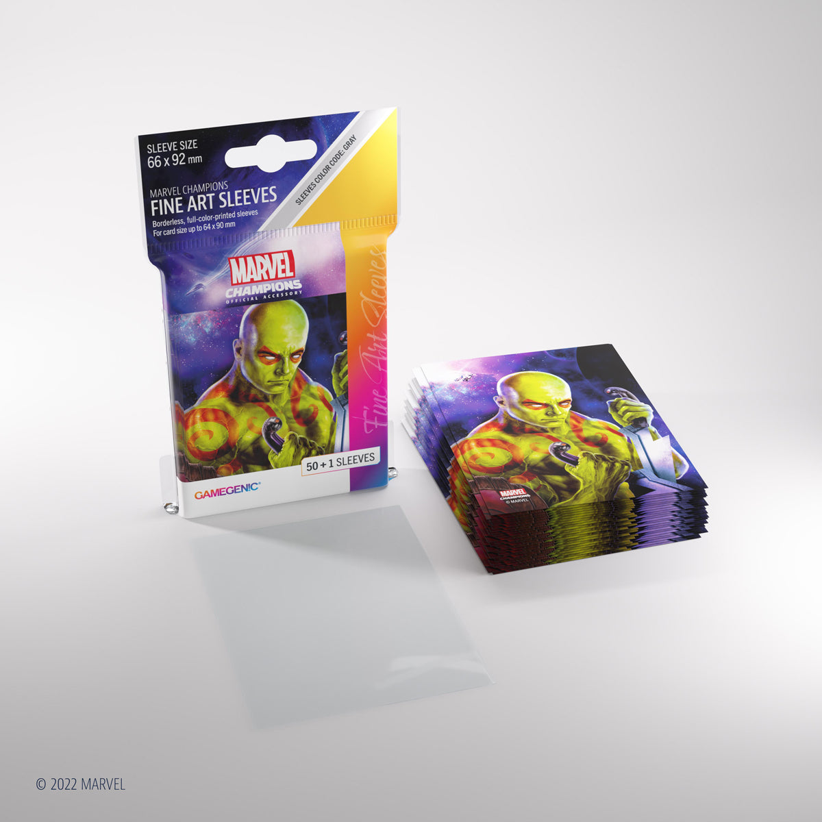 Drax sleeve pack with contents displayed