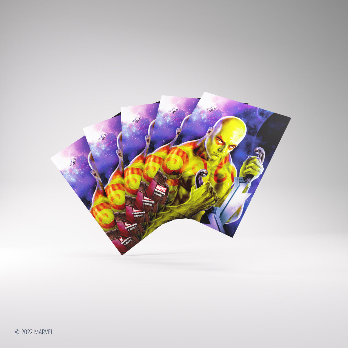 Set of five Drax art sleeves