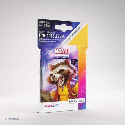 Rocket Raccoon sleeve pack front view