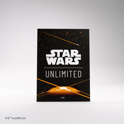 Close-up of Star Wars Unlimited sleeve design featuring vivid details