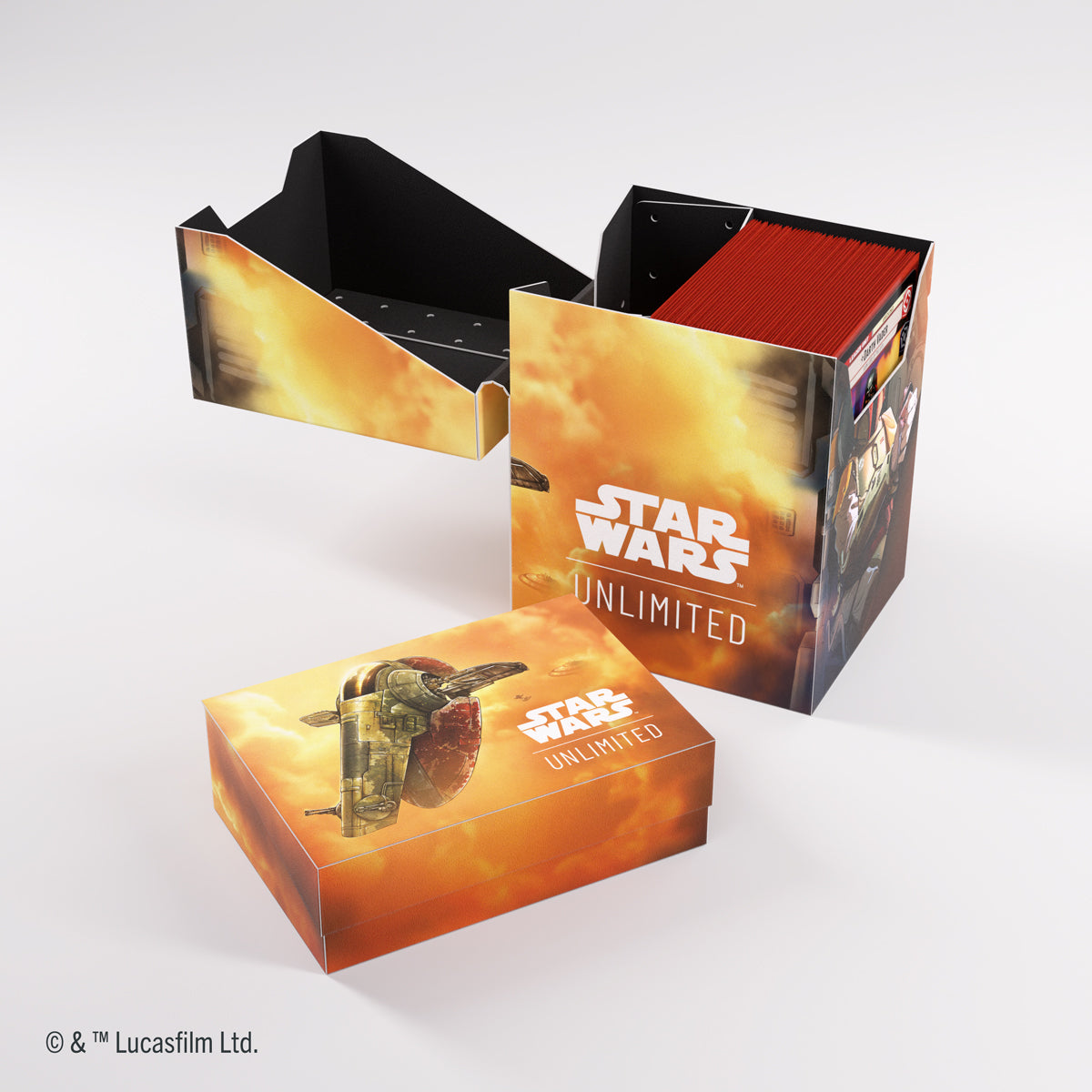 Rear view of Boba Fett Soft Crate with handle visible