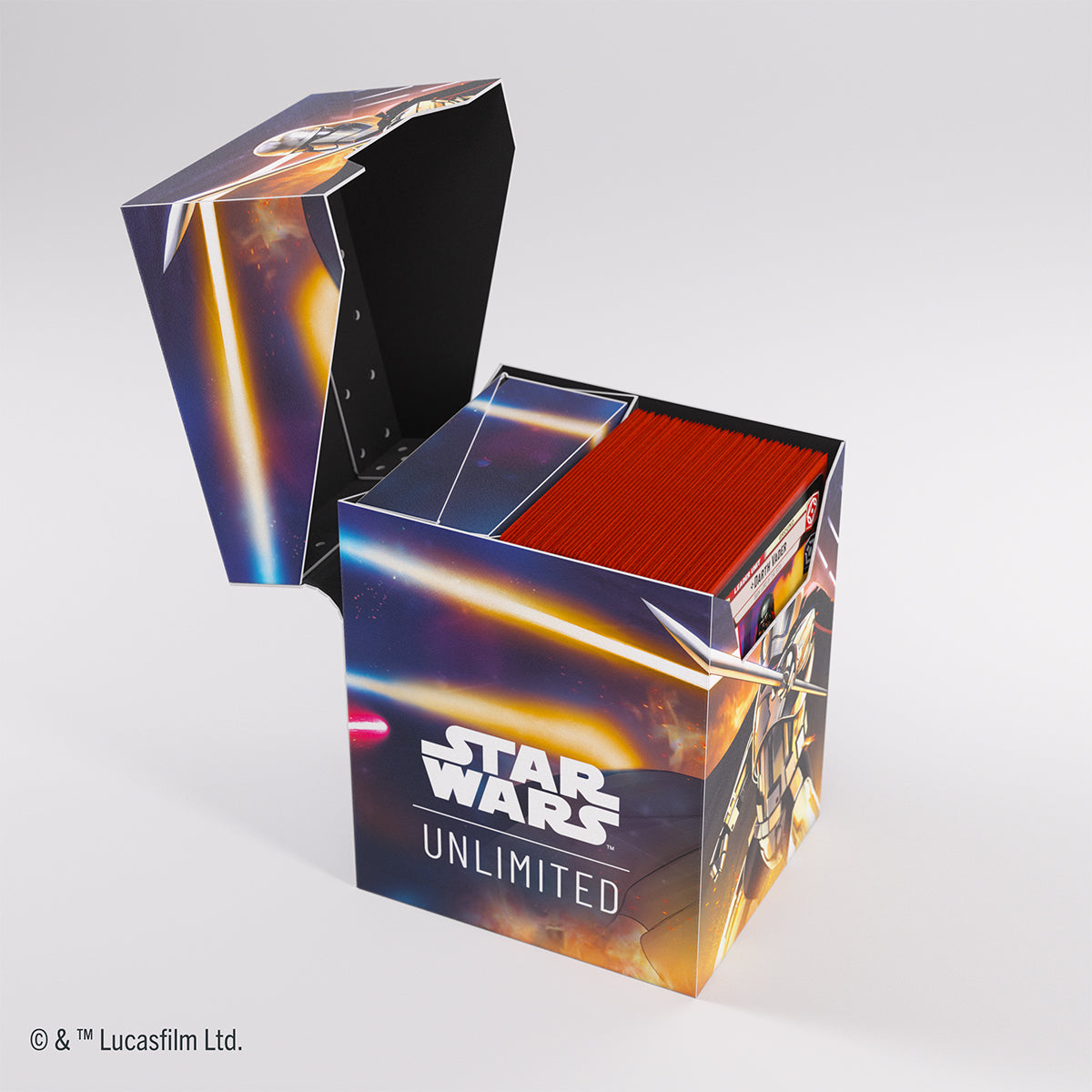 Open Captain Phasma Soft Crate revealing storage compartments