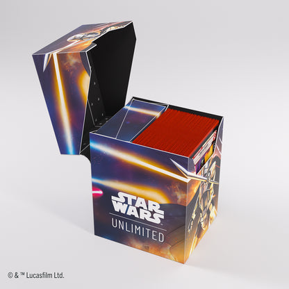 Open Captain Phasma Soft Crate revealing storage compartments
