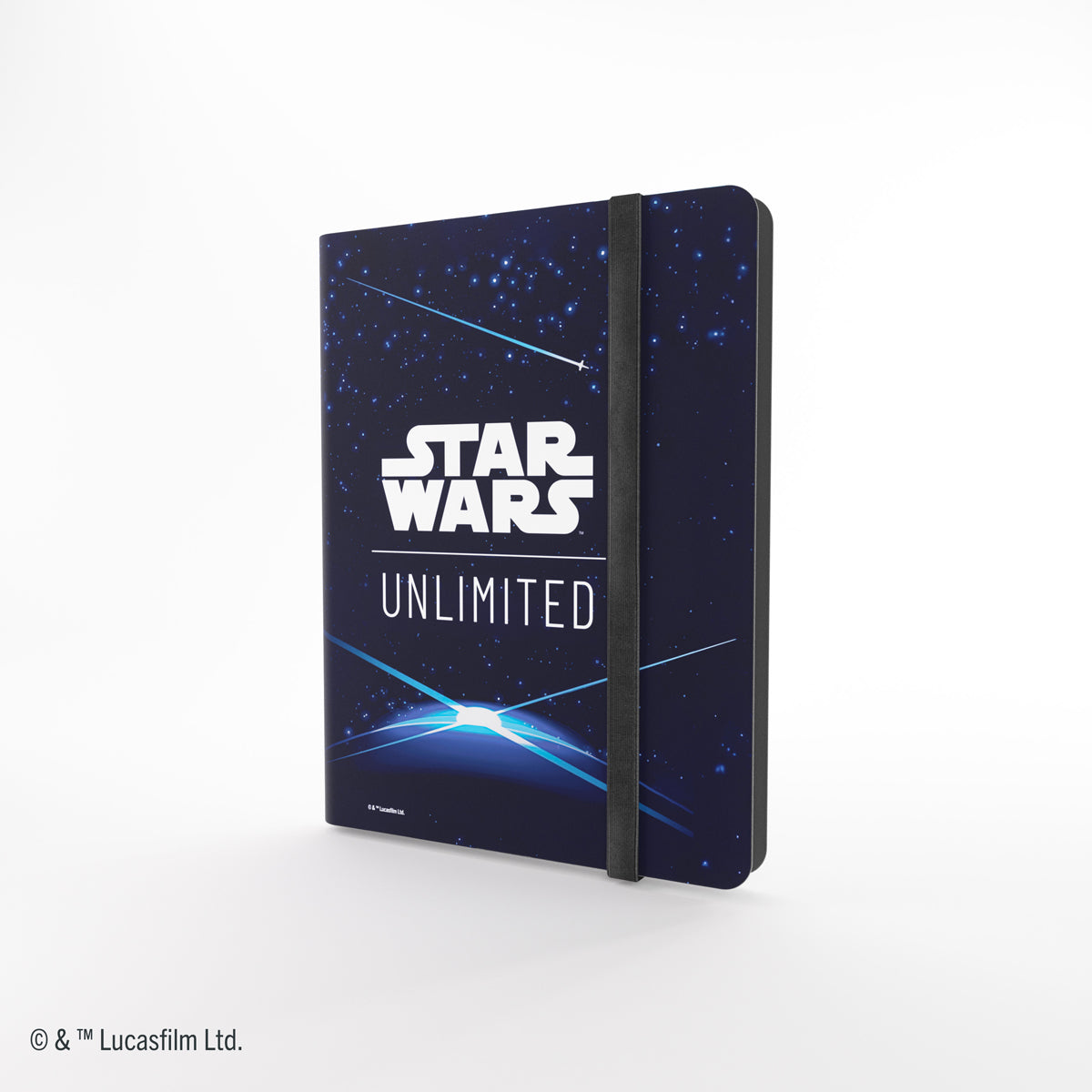 Open view showing card pages in Card Back Blue album