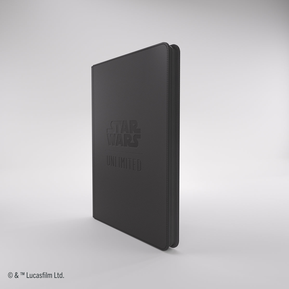 Top-down view of closed Zip-Up Black album