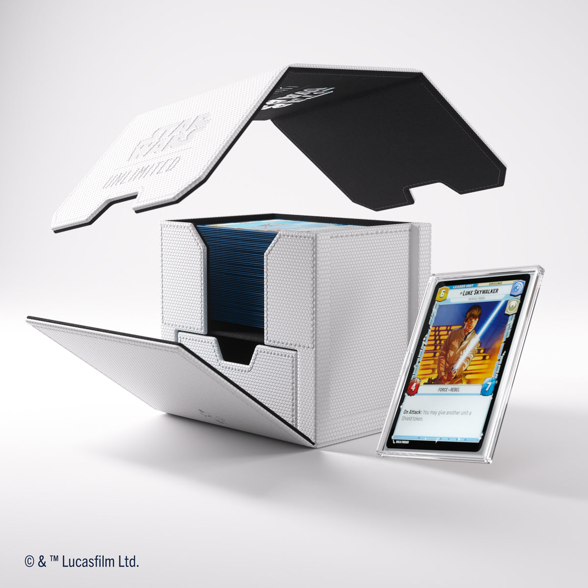 Gamegenic - Star Wars Unlimited Deck Pod - White/Black - Good Games