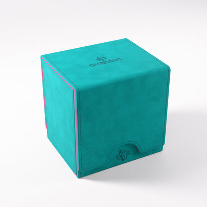 Gamegenic - Sidekick PRO 100+ XL Convertible Deck Box - Teal/Pink - Good Games