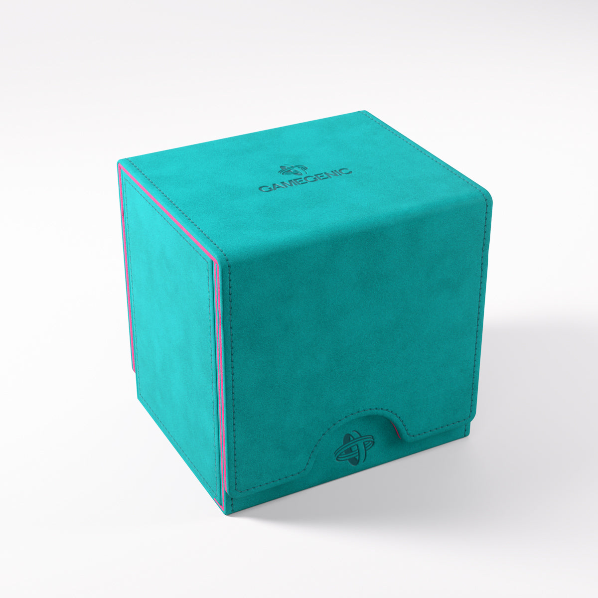 Gamegenic - Sidekick PRO 100+ XL Convertible Deck Box - Teal/Pink - Good Games