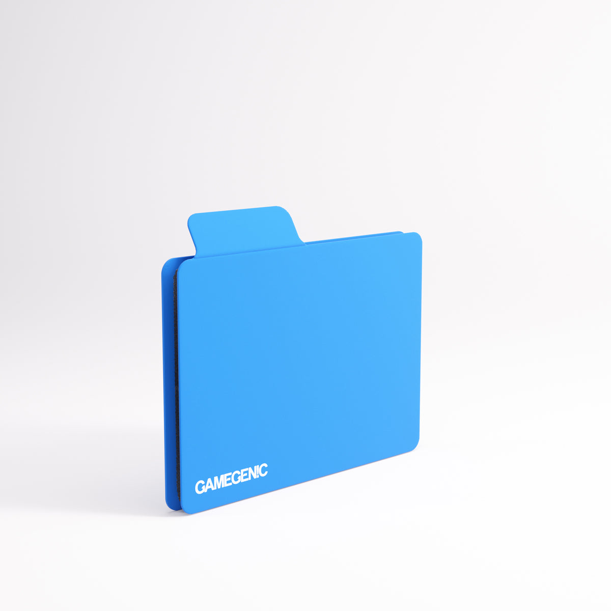 Back view of blue Sizemorph divider with label area visible