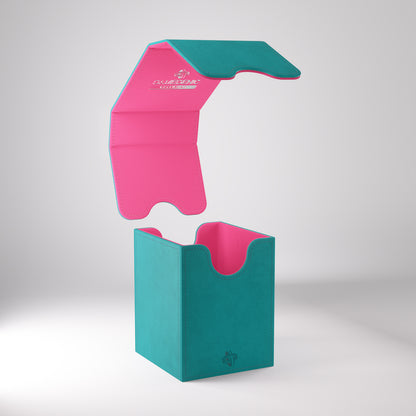 Gamegenic - Squire Plus 100+ XL Deck Box - Teal/Pink (Exclusive Edition) - Good Games