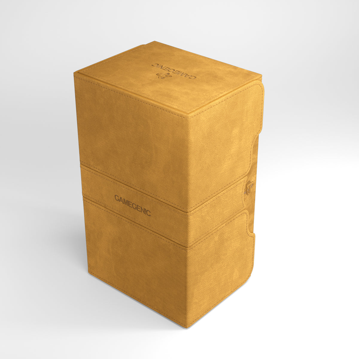 Gamegenic Stronghold 200+ XL Convertible Box in Sand color, angled front view