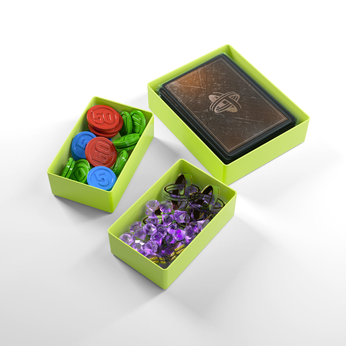 Lime Token Silo Add-On closed top-down view