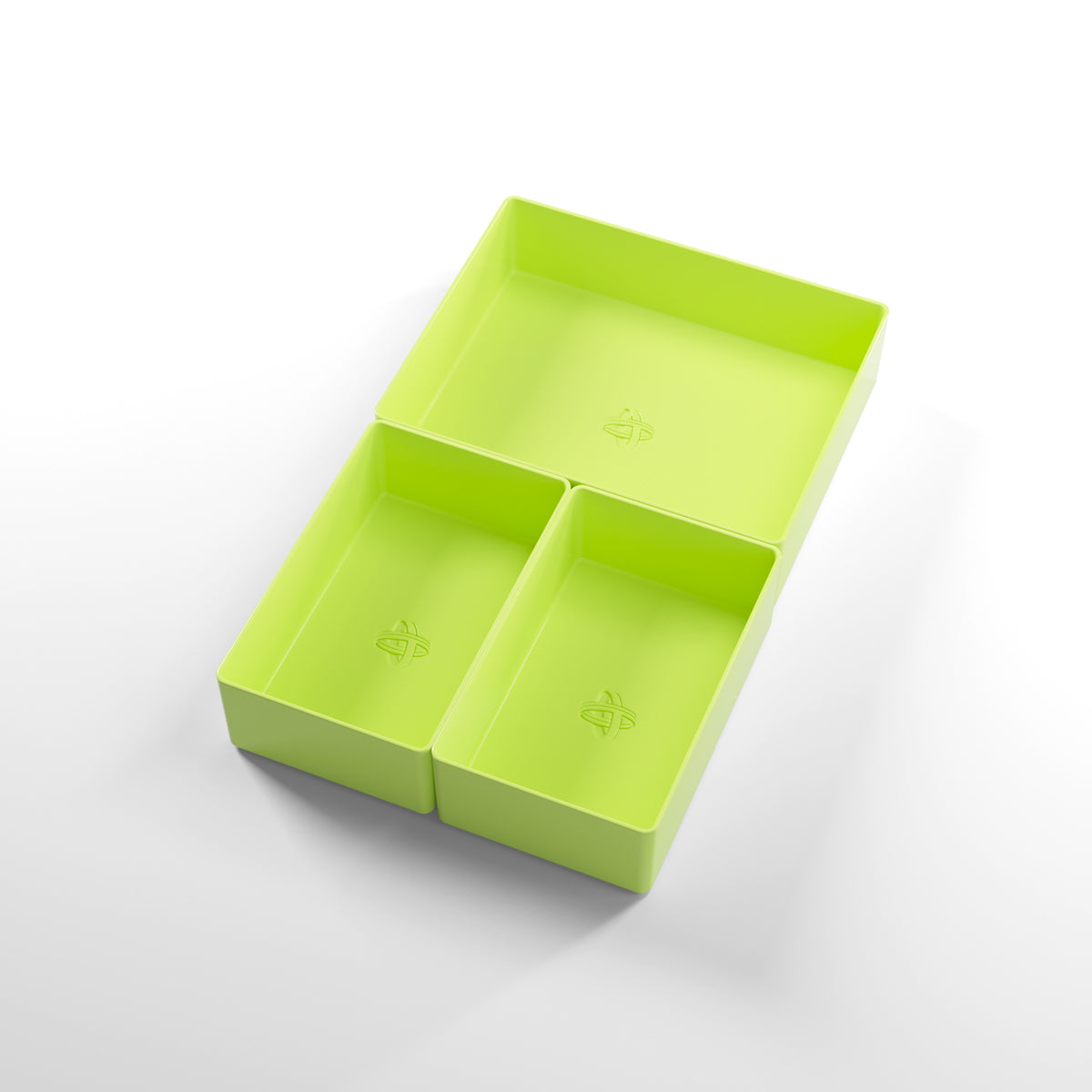 Lime Token Silo Add-On front view displaying card storage