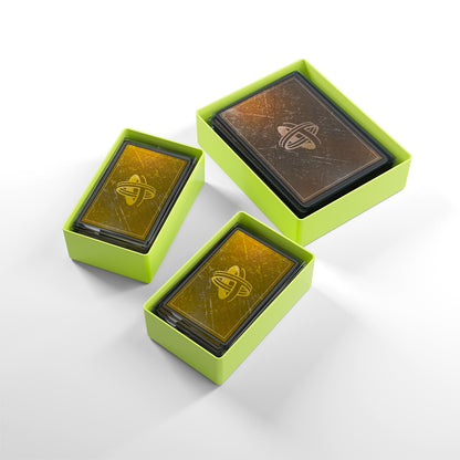 Lime Token Silo Add-On side view with open compartments