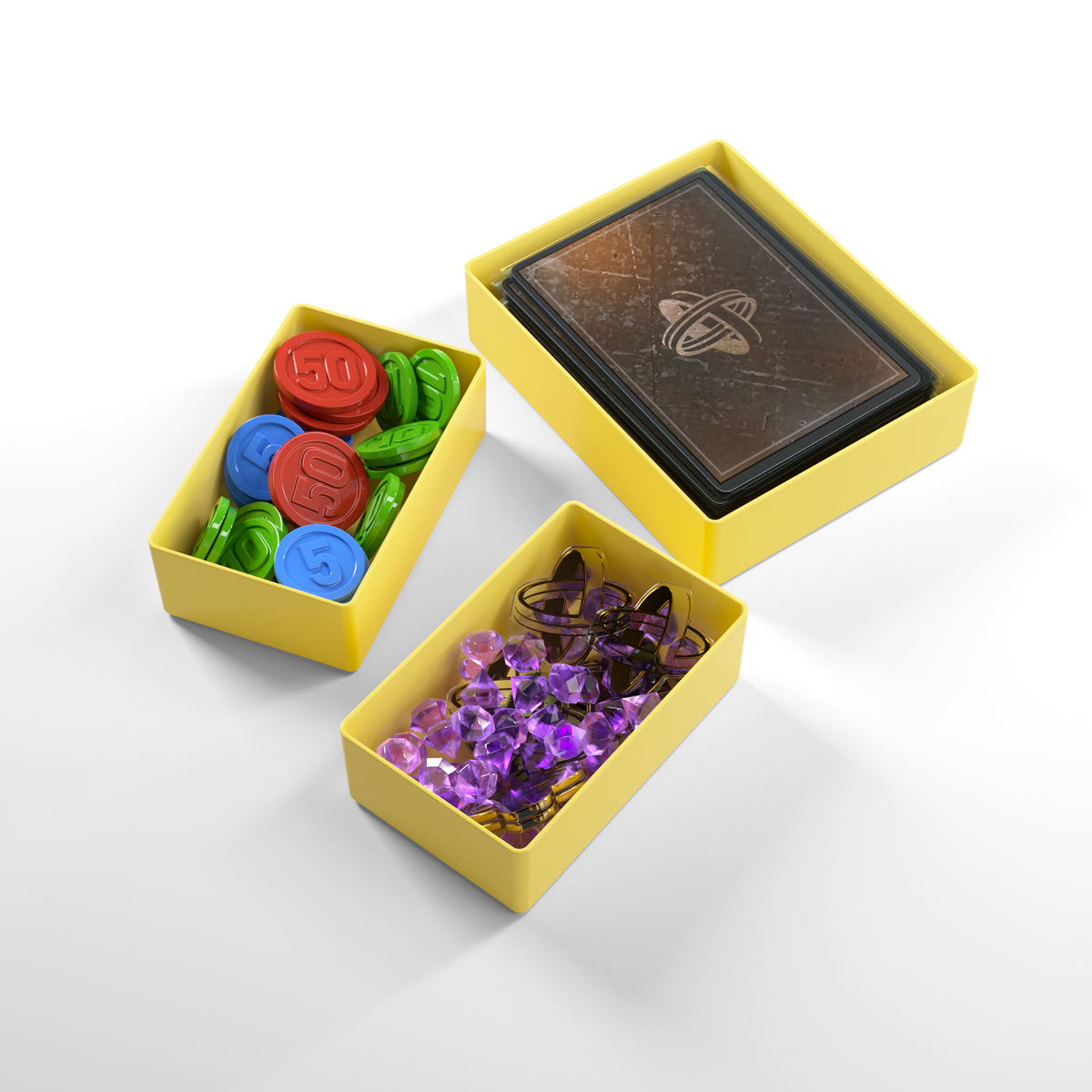 Yellow Token Silo Add-On closed top-down view