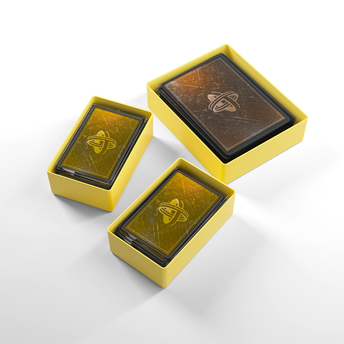 Yellow Token Silo Add-On side view with open compartments