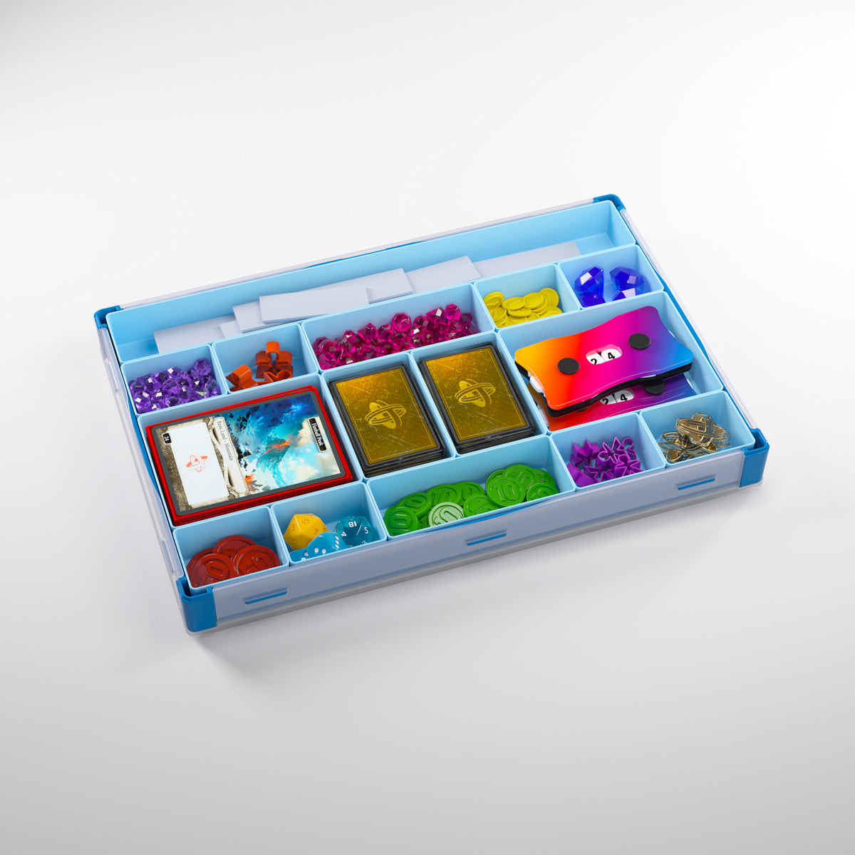 Top-down view of blue Silo XL with open storage layout