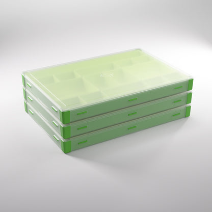 Back panel view of the Green/Lime token storage unit