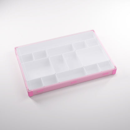 Top view of the closed Pink/White Silo XL token storage