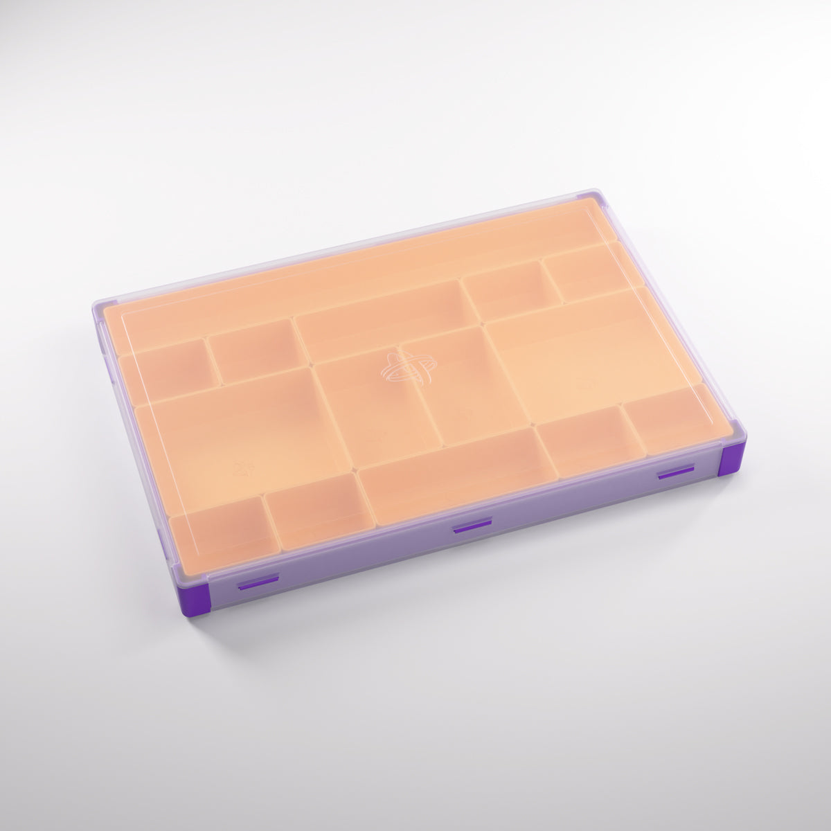 Closed purple and orange Silo XL front-facing view