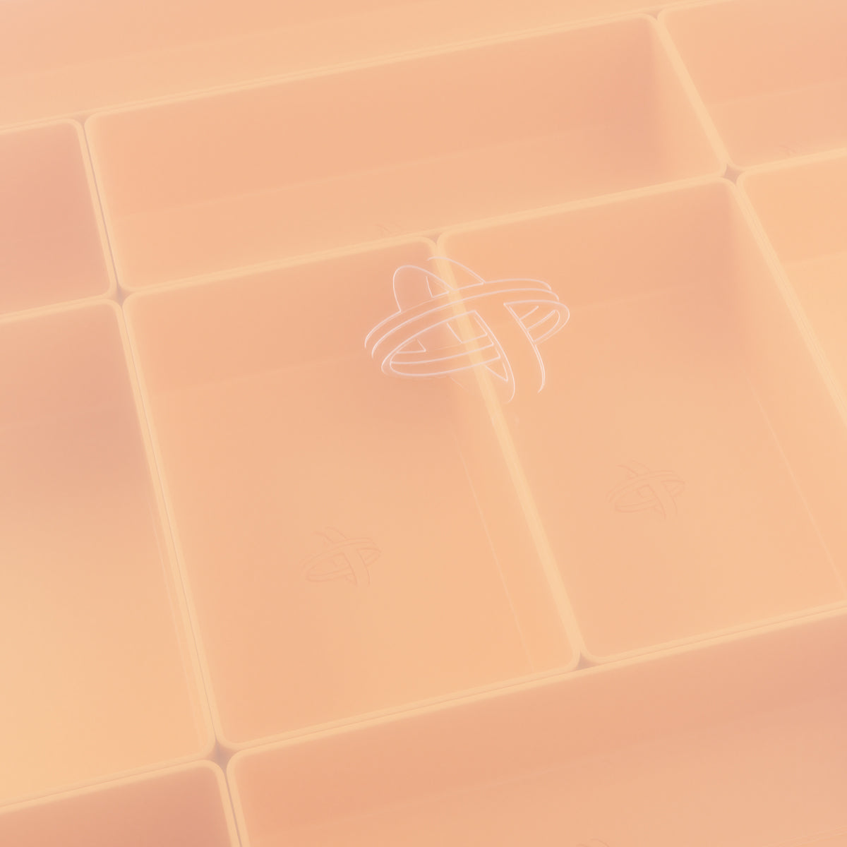 Rear view of purple and orange Silo XL showing hinge detail