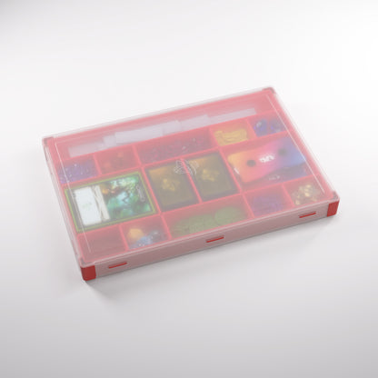 Red Silo XL Token organizer open with compartments