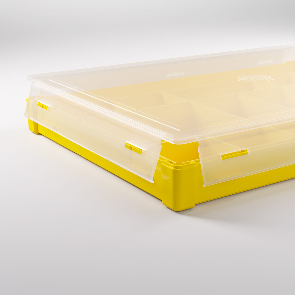 Yellow Silo XL Token Box showing dividers