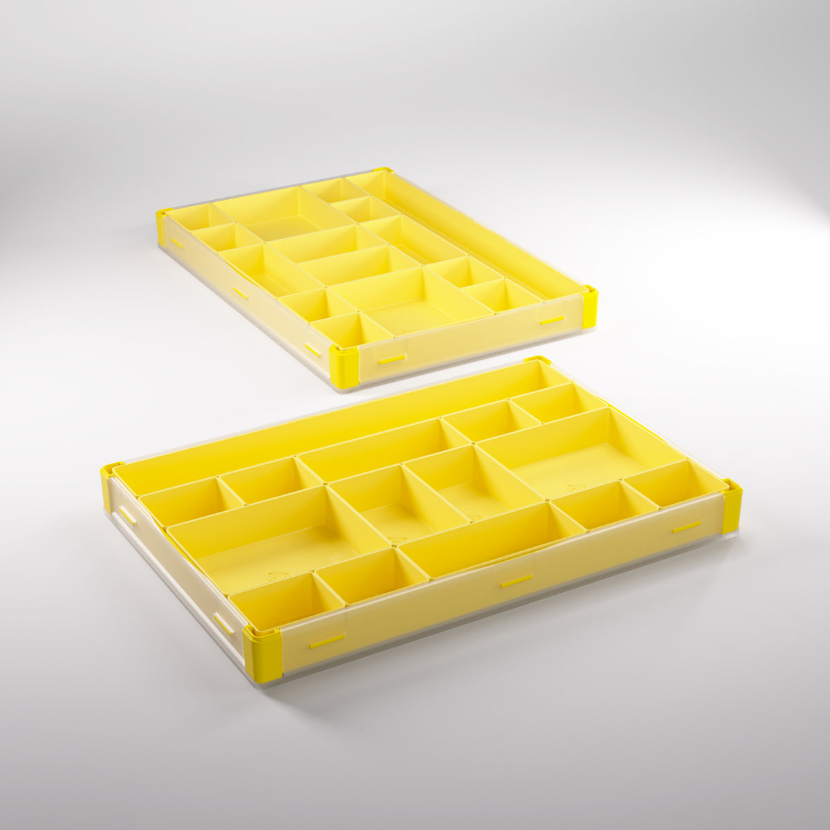 Yellow Silo XL Token Box with tokens in place