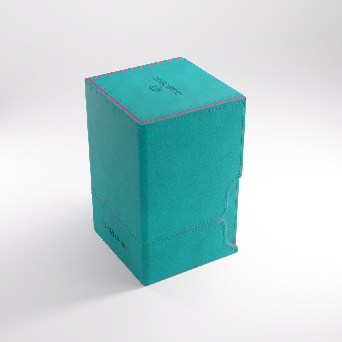 Gamegenic - Watchtower 100+ XL Convertible Deck Box - Teal/Pink - Good Games