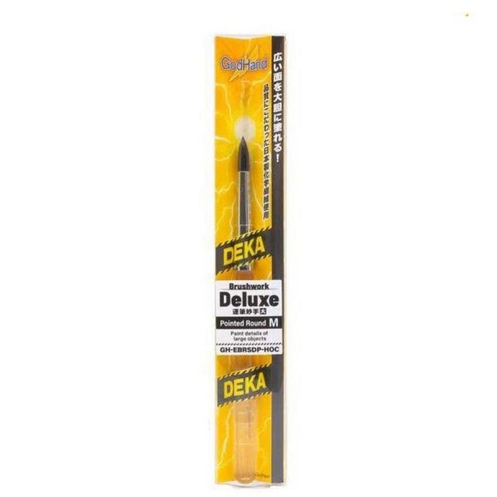 GodHand Brushwork Deluxe Brush - Pointed Round (M) - Good Games