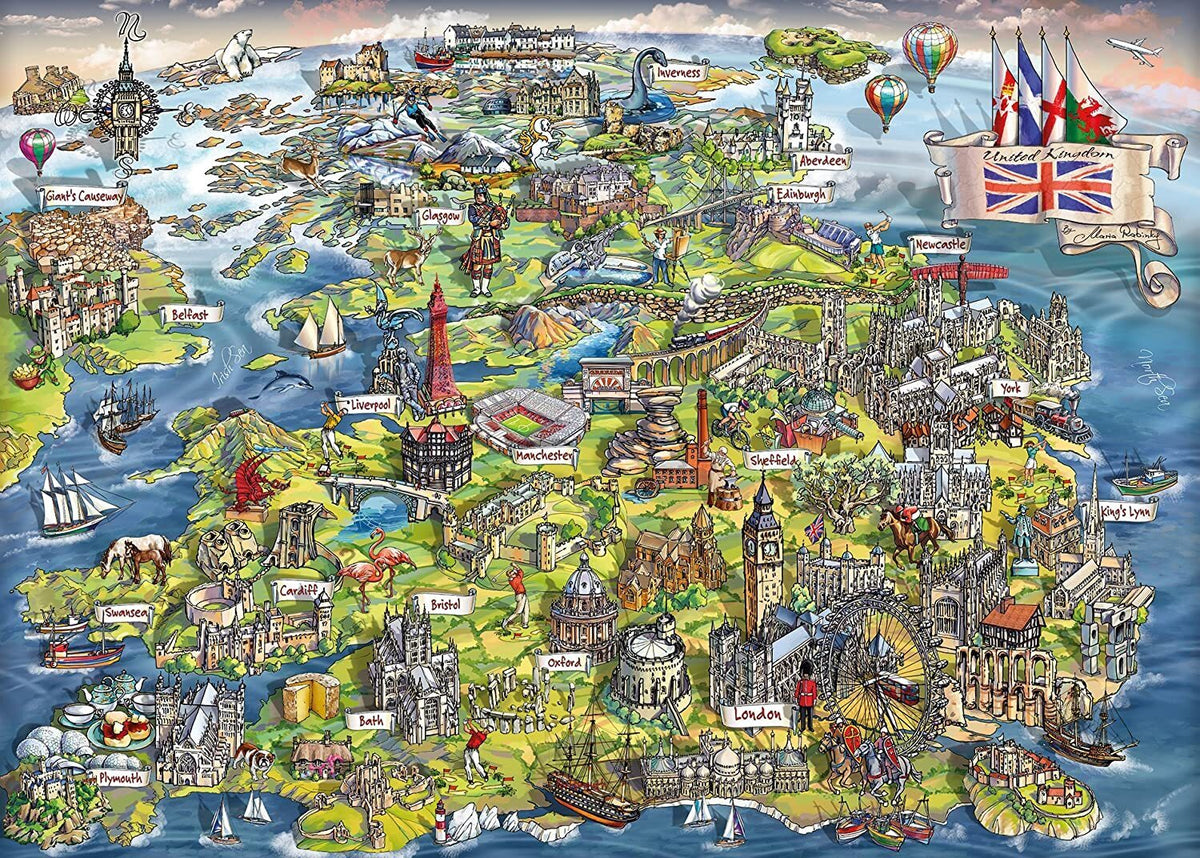Beautiful Britain 1000 Piece - Good Games
