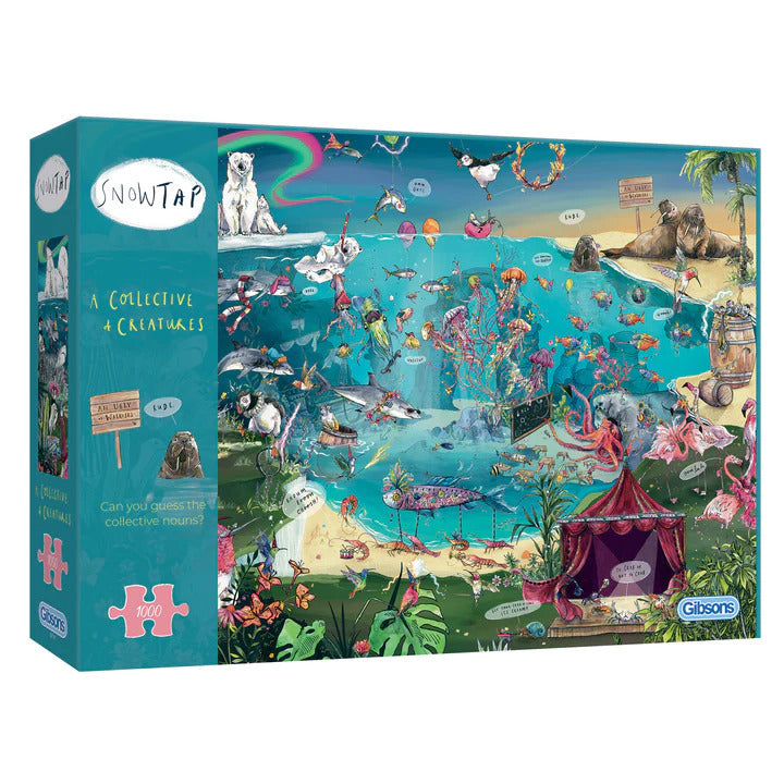 Gibsons - Collective Of Creatures 1000 Piece Jigsaw - Good Games