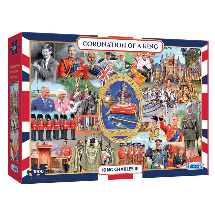 Gibsons - Coronation Of A King 1000 Piece Jigsaw - Good Games